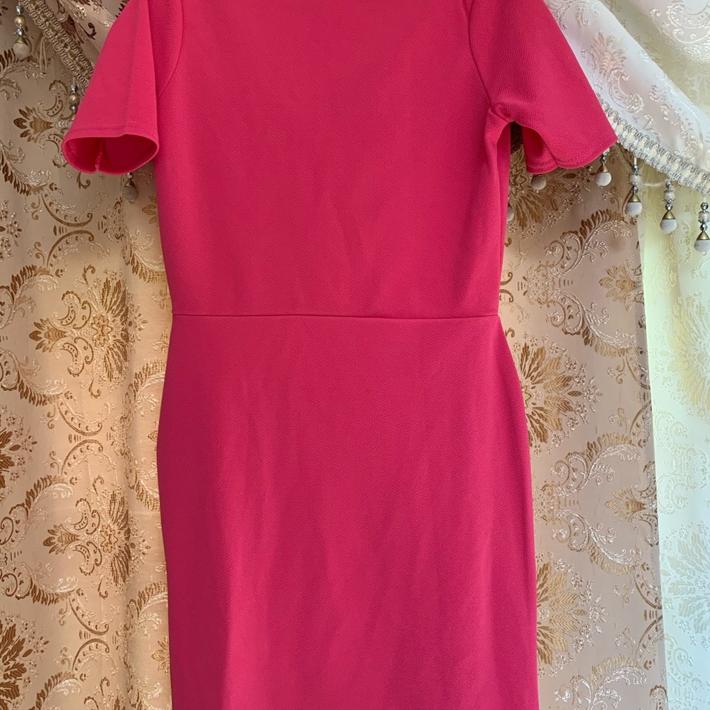 Pink Mini Dress with slit